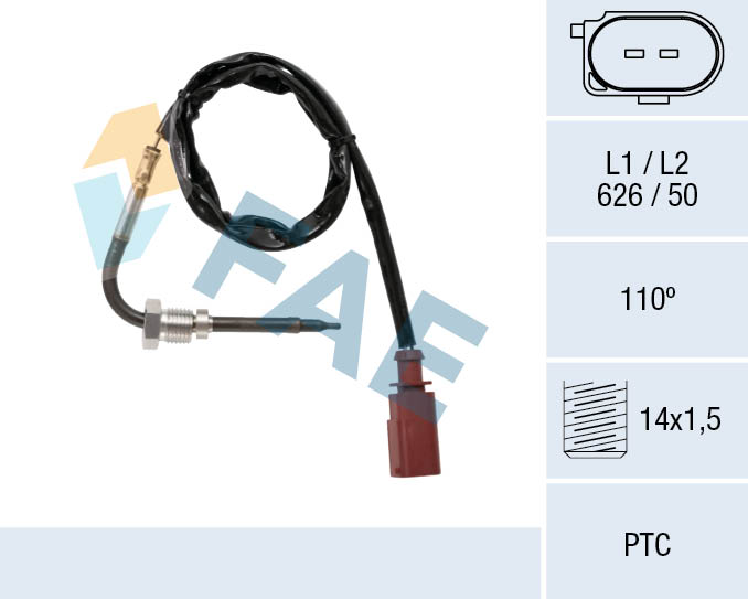 Sensor uitlaatgastemperatuur FAE 68042