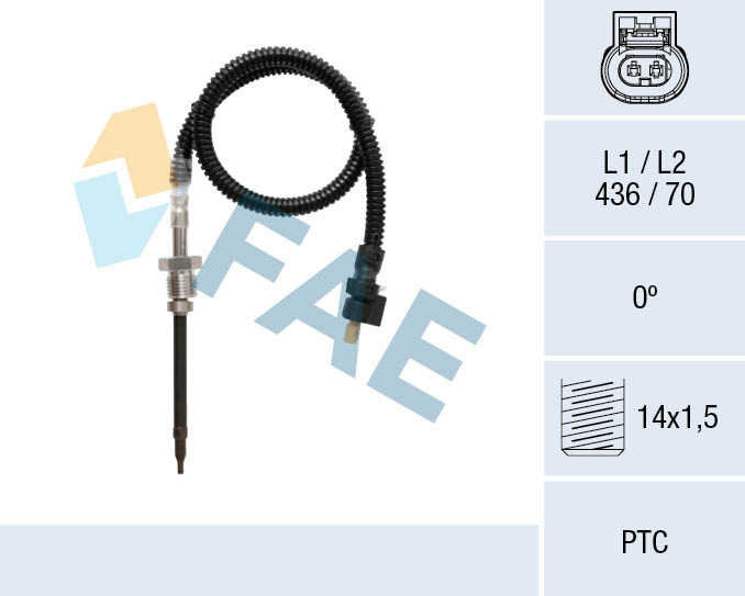 Sensor uitlaatgastemperatuur FAE 68060