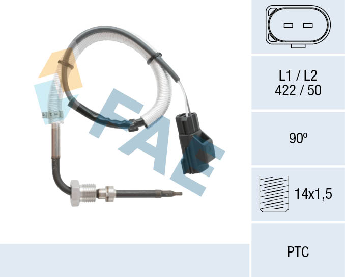 Sensor uitlaatgastemperatuur FAE 68067