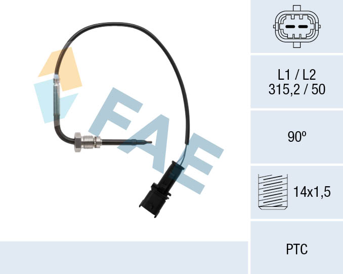 Sensor uitlaatgastemperatuur FAE 68081