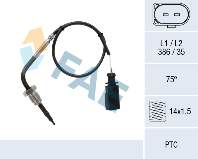 Sensor uitlaatgastemperatuur FAE 68084