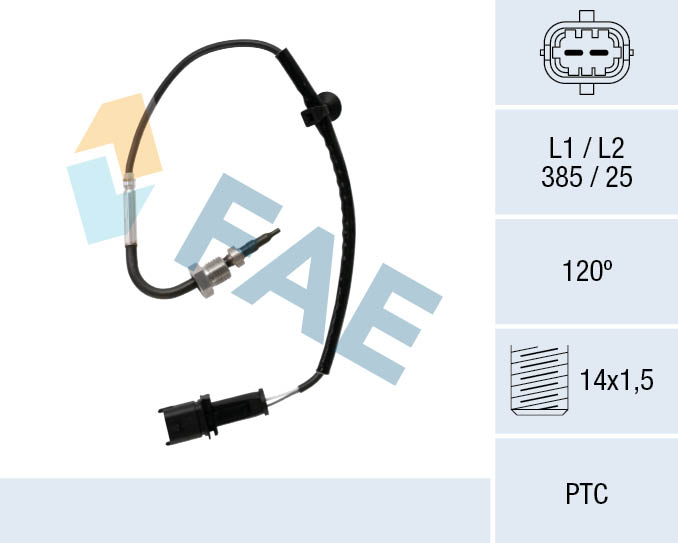 Sensor uitlaatgastemperatuur FAE 68096