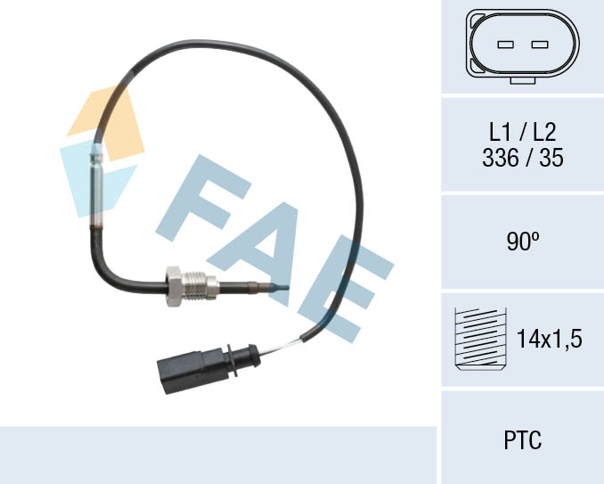 Sensor uitlaatgastemperatuur FAE 68097