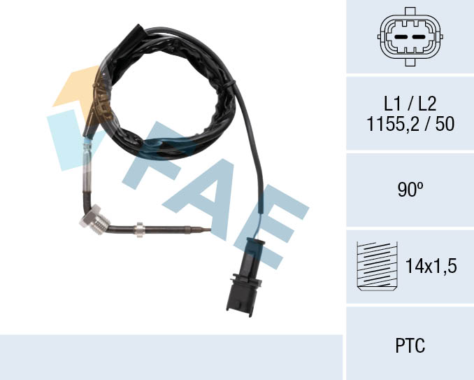 Sensor uitlaatgastemperatuur FAE 68123