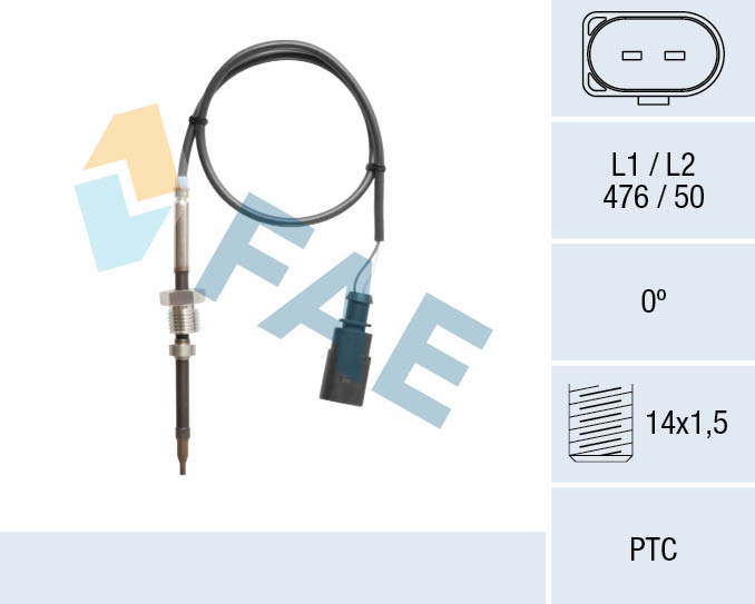 Sensor, uitlaatgastemperatuur FAE 68134