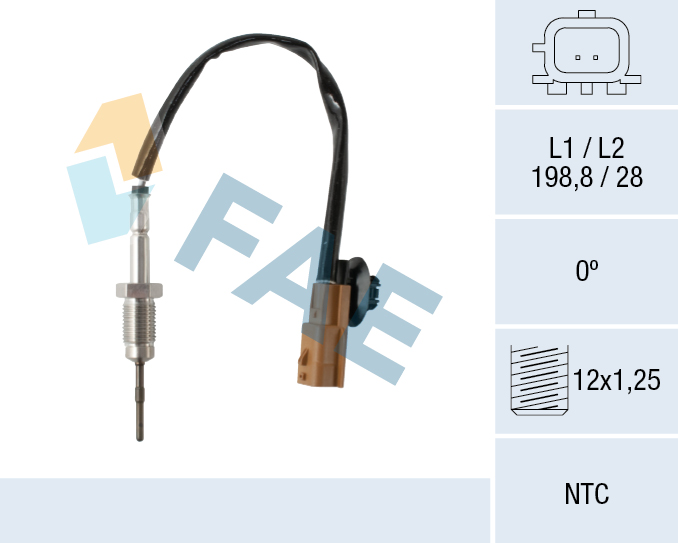 Sensor, uitlaatgastemperatuur FAE 68624