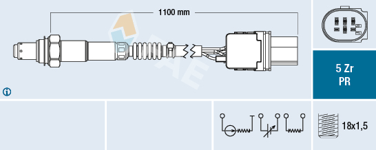 Lambda-sonde FAE 75100