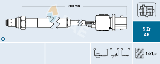 Lambda-sonde FAE 75103