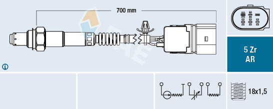 Lambda-sonde FAE 75104