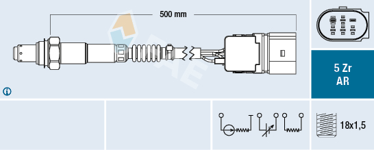 Lambda-sonde FAE 75107