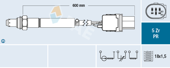 Lambda-sonde FAE 75111