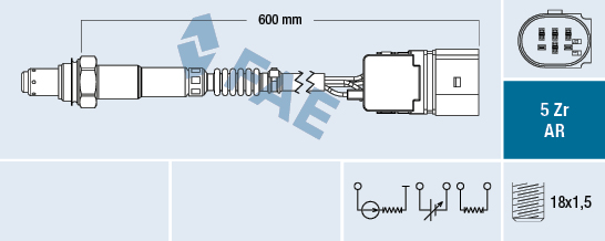 Lambda-sonde FAE 75118