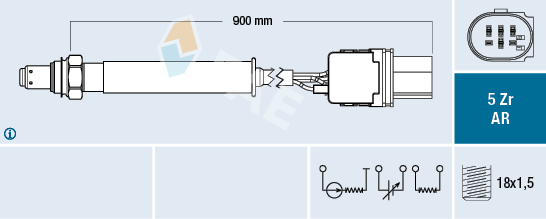 Lambda-sonde FAE 75134