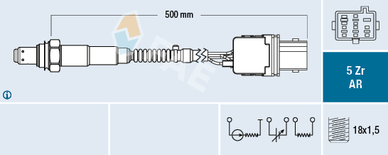 Lambda-sonde FAE 75135