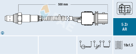 Lambda-sonde FAE 75139