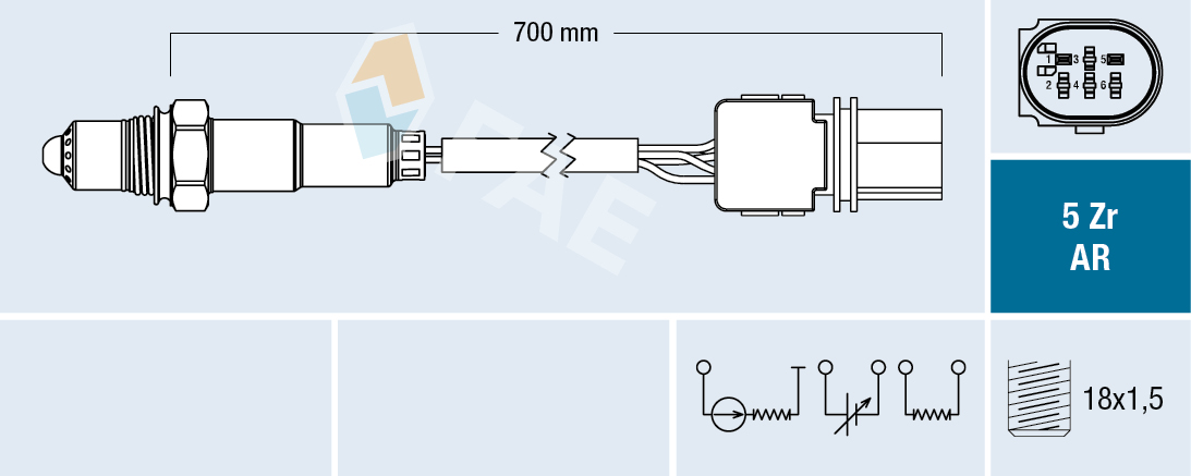 Lambda-sonde FAE 75153