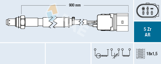 Lambda-sonde FAE 75155