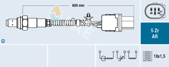 Lambda-sonde FAE 75159