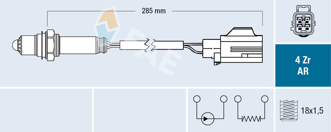 Lambda-sonde FAE 75602