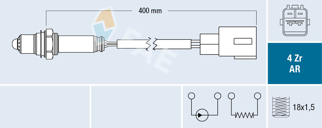 Lambda-sonde FAE 75603