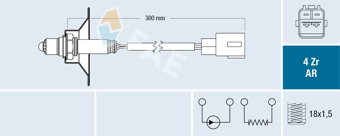 Lambda-sonde FAE 75620