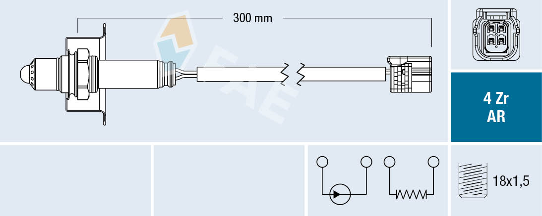 Lambda-sonde FAE 75622