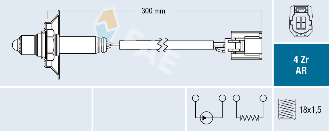 Lambda-sonde FAE 75624