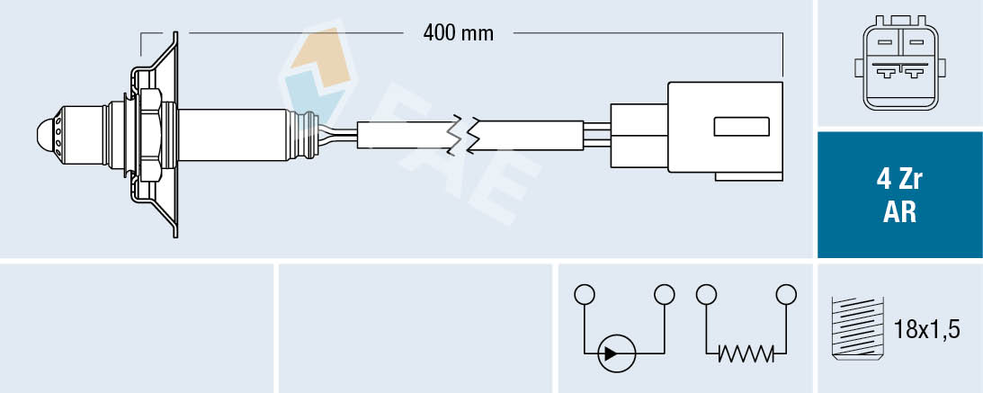 Lambda-sonde FAE 75650