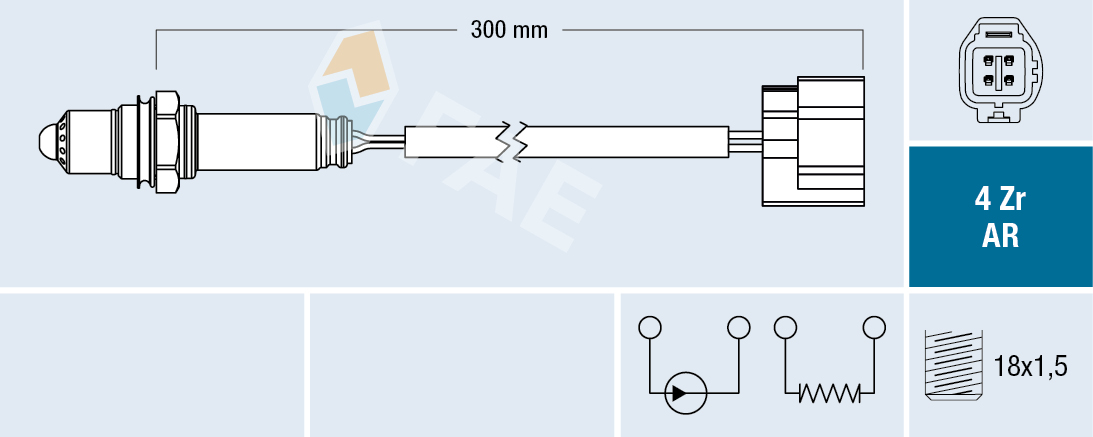 Lambda-sonde FAE 75653