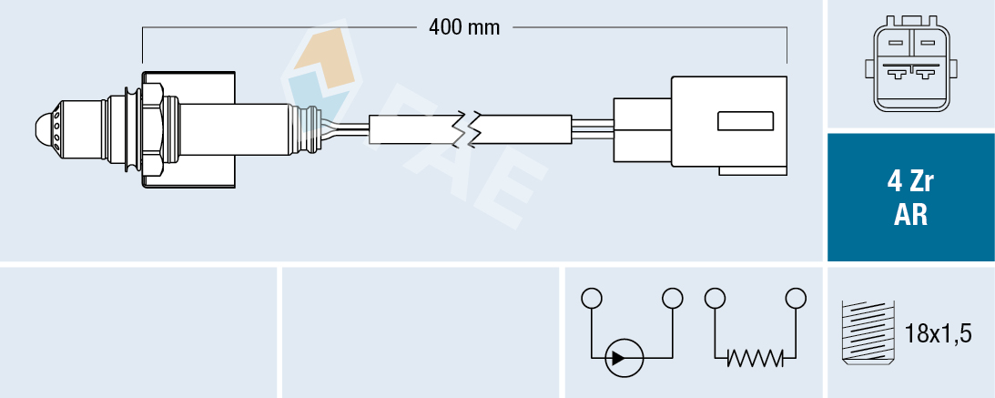Lambda-sonde FAE 75654