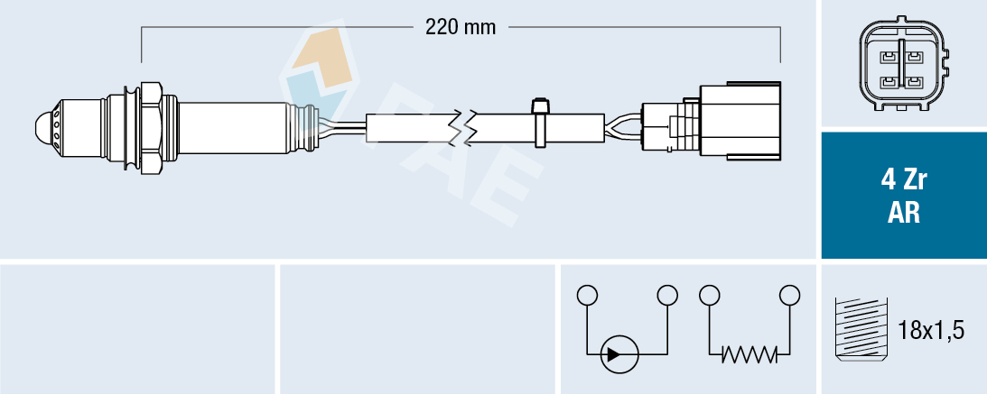 Lambda-sonde FAE 75673