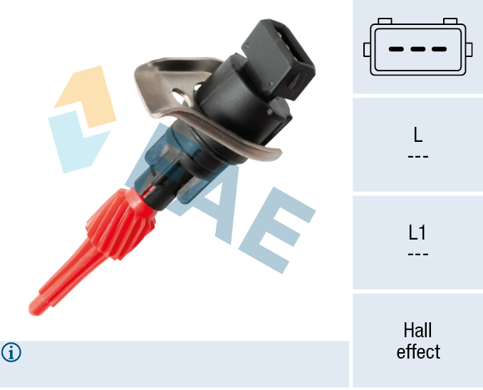 Sensor, snelheid, toerental FAE 76008