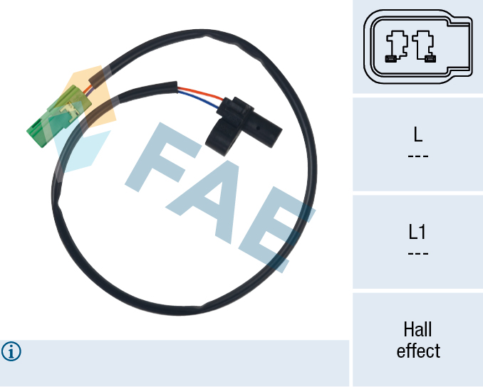 Toerentalsensor, automatische aandrijving FAE 76015