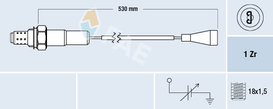 Lambda-sonde FAE 77100