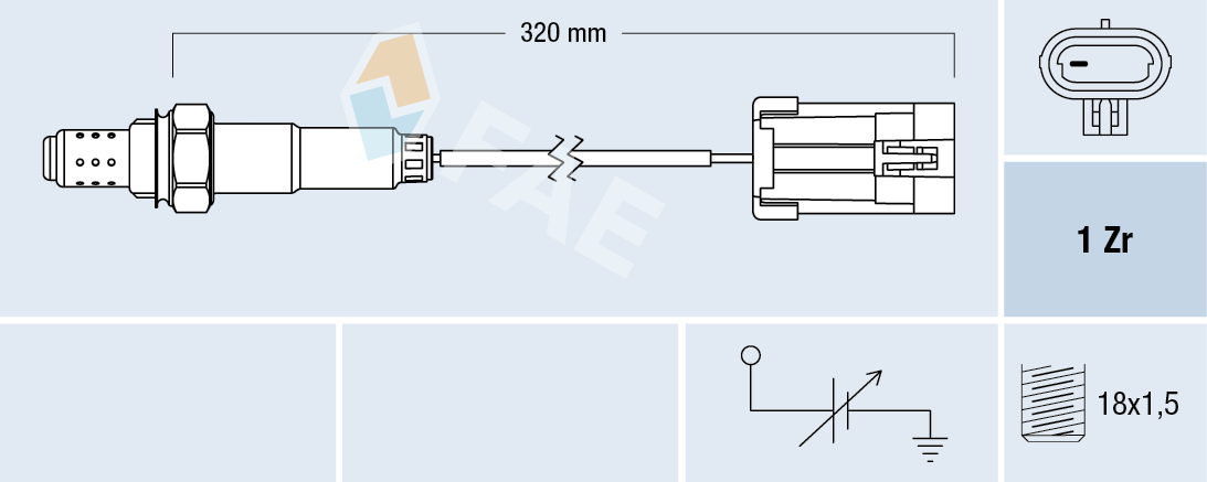 Lambda-sonde FAE 77102