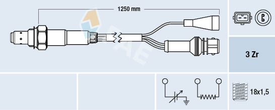 Lambda-sonde FAE 77108