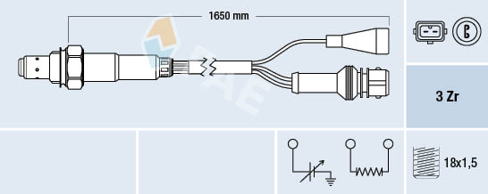 Lambda-sonde FAE 77109