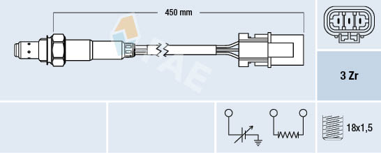 Lambda-sonde FAE 77122