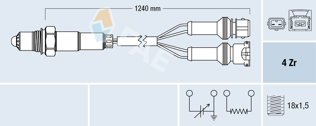 Lambda-sonde FAE 77125