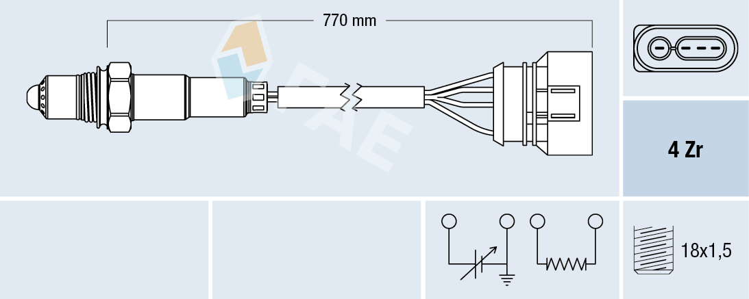 Lambda-sonde FAE 77136