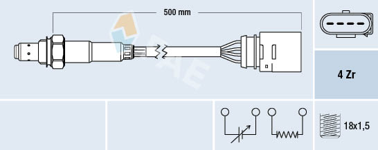 Lambda-sonde FAE 77138