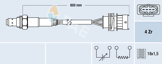 Lambda-sonde FAE 77157