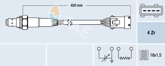 Lambda-sonde FAE 77163