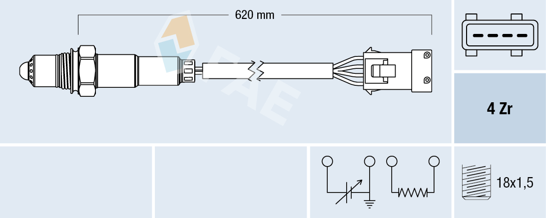 Lambda-sonde FAE 77163