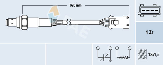 Lambda-sonde FAE 77164