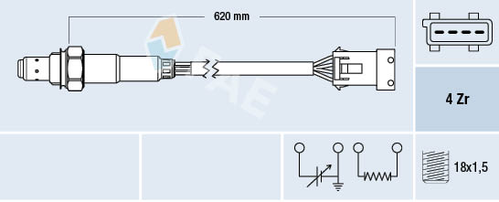 Lambda-sonde FAE 77166