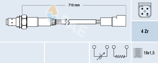 Lambda-sonde FAE 77169