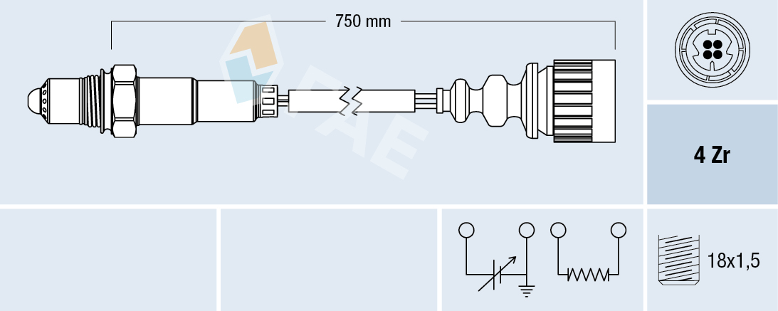 Lambda-sonde FAE 77176