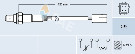 Lambda-sonde FAE 77177