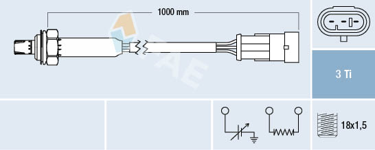 Lambda-sonde FAE 77182